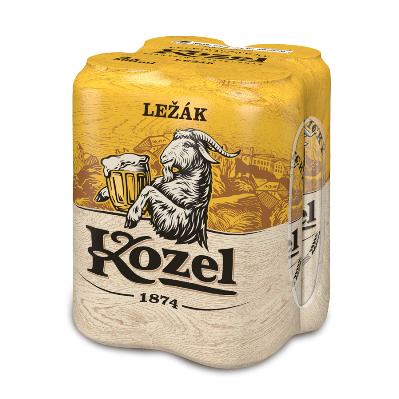 KOZEL Ležák Piwo jasne 4x500ml (puszka)