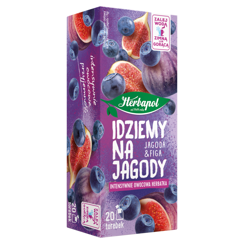 HERBAPOL Idziemy na jagody Herbata owocowa jagoda i figa 20 torebek ex.