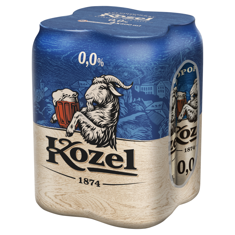 KOZEL Piwo bezalkoholowe 4x500ml (puszka)