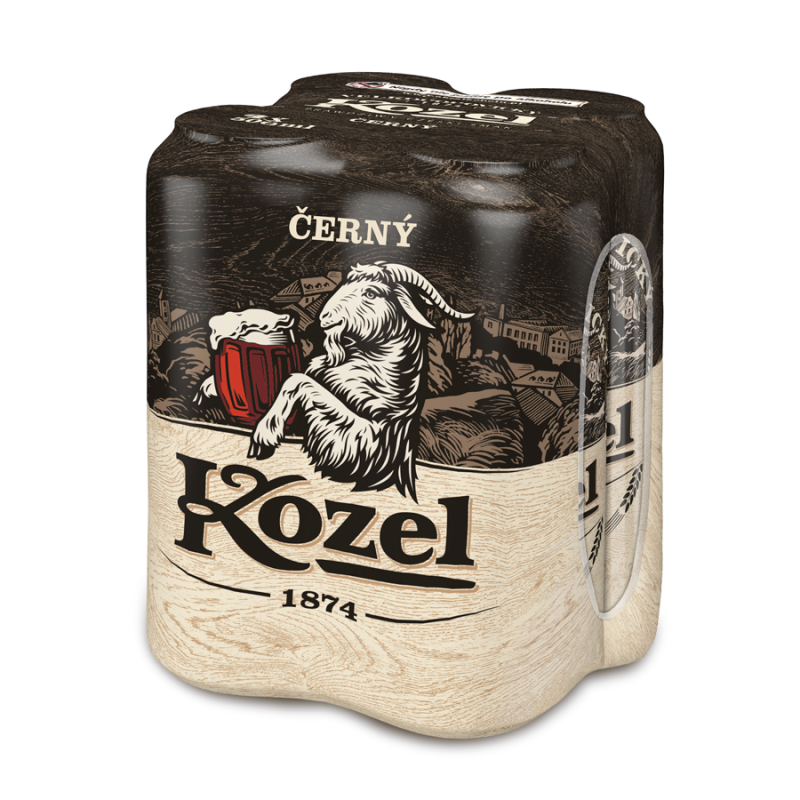 KOZEL Cerny Piwo ciemne 4x500 ml (puszka)