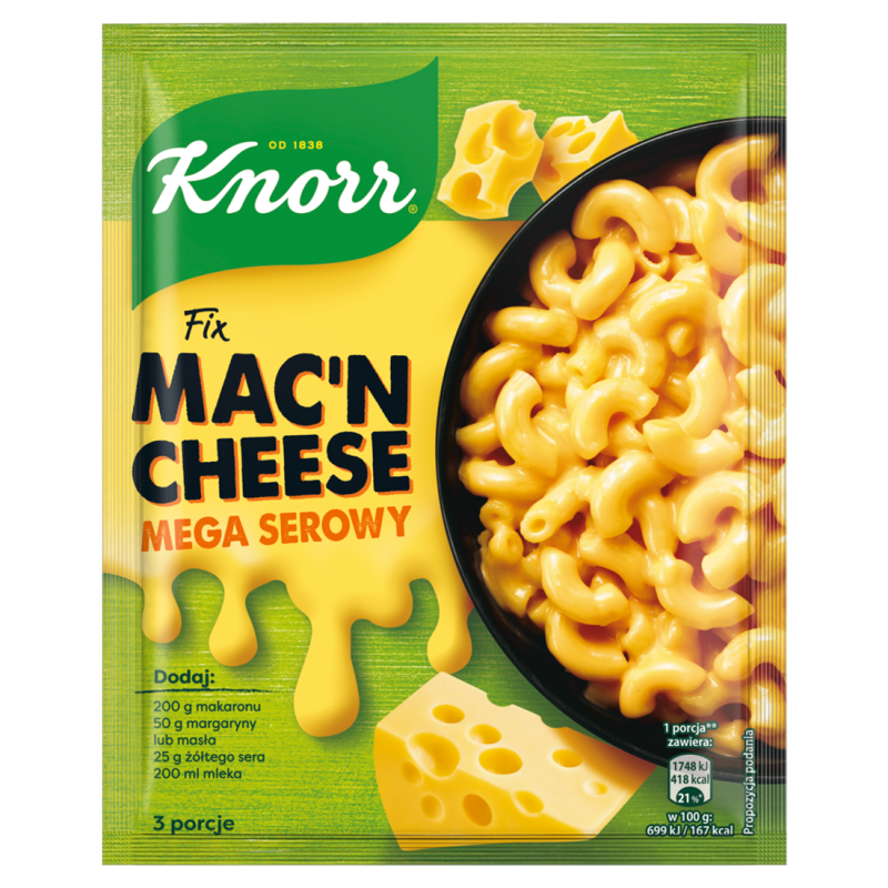 KNORR Mac&Cheese (mega serowy)