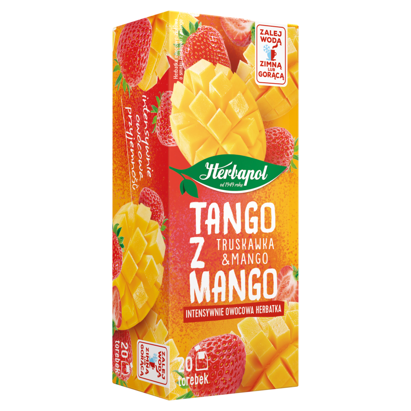 HERBAPOL Herbata owocowa truskawka i mango 20 torebek ex.