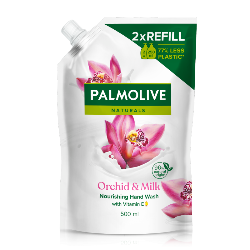 PALMOLIVE Naturals Mydło w płynie Milk & Orchid - uzupełnienie