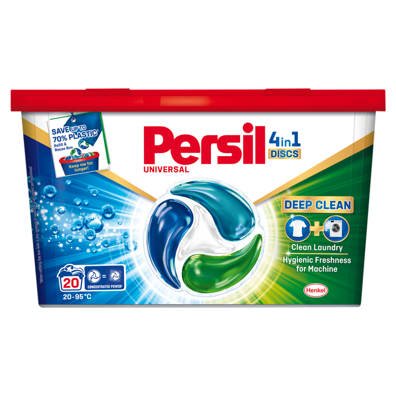 PERSIL Discs Kapsułki do prania tkanin białych 20 szt. frisco.pl