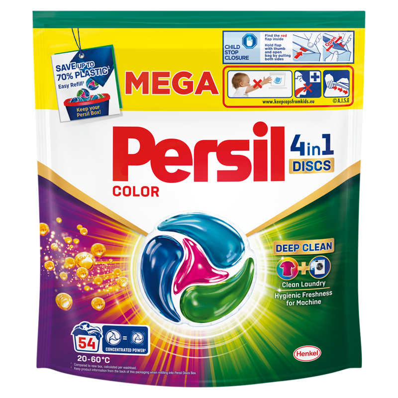PERSIL Color Discs Kapsułki do prania tkanin kolorowych 54 szt. frisco.pl