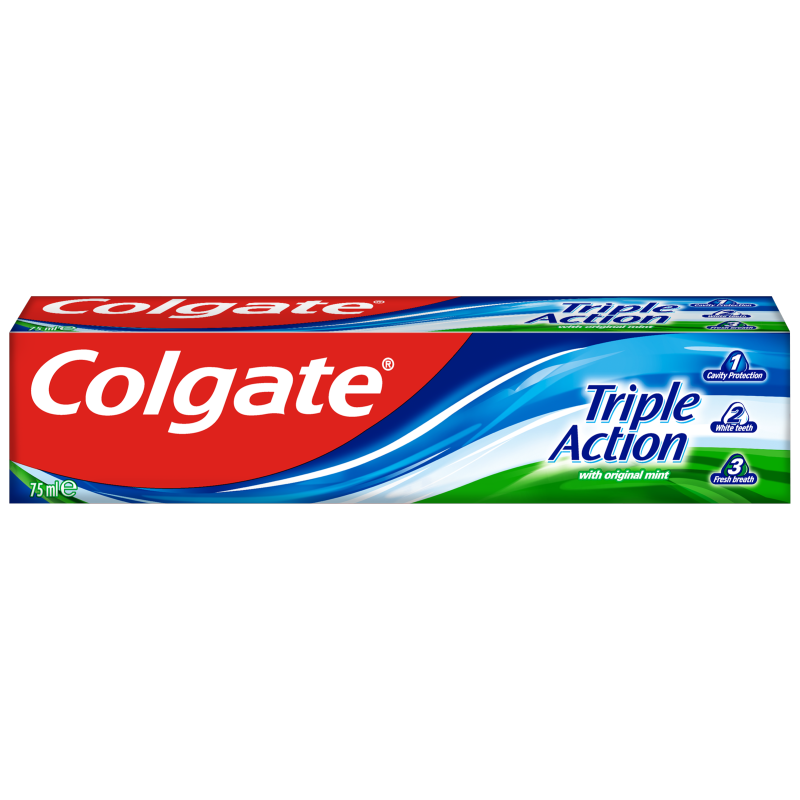 COLGATE Triple Action Pasta do zębów Original Mint frisco.pl