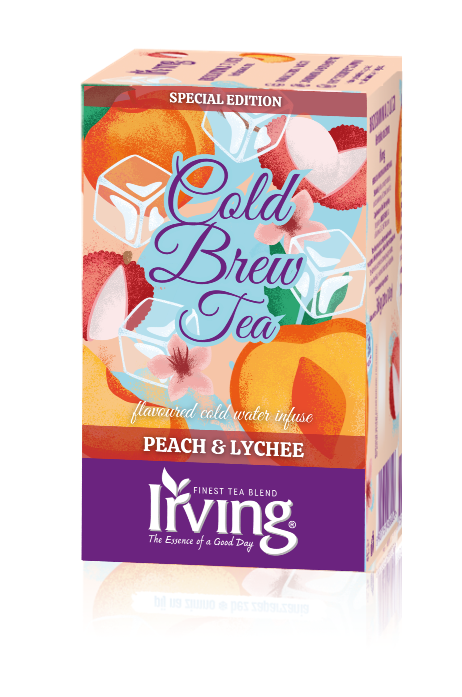 IRVING Cold Brew Tea Herbata owocowa brzoskwinia i liczi 20 torebek (saszetki)