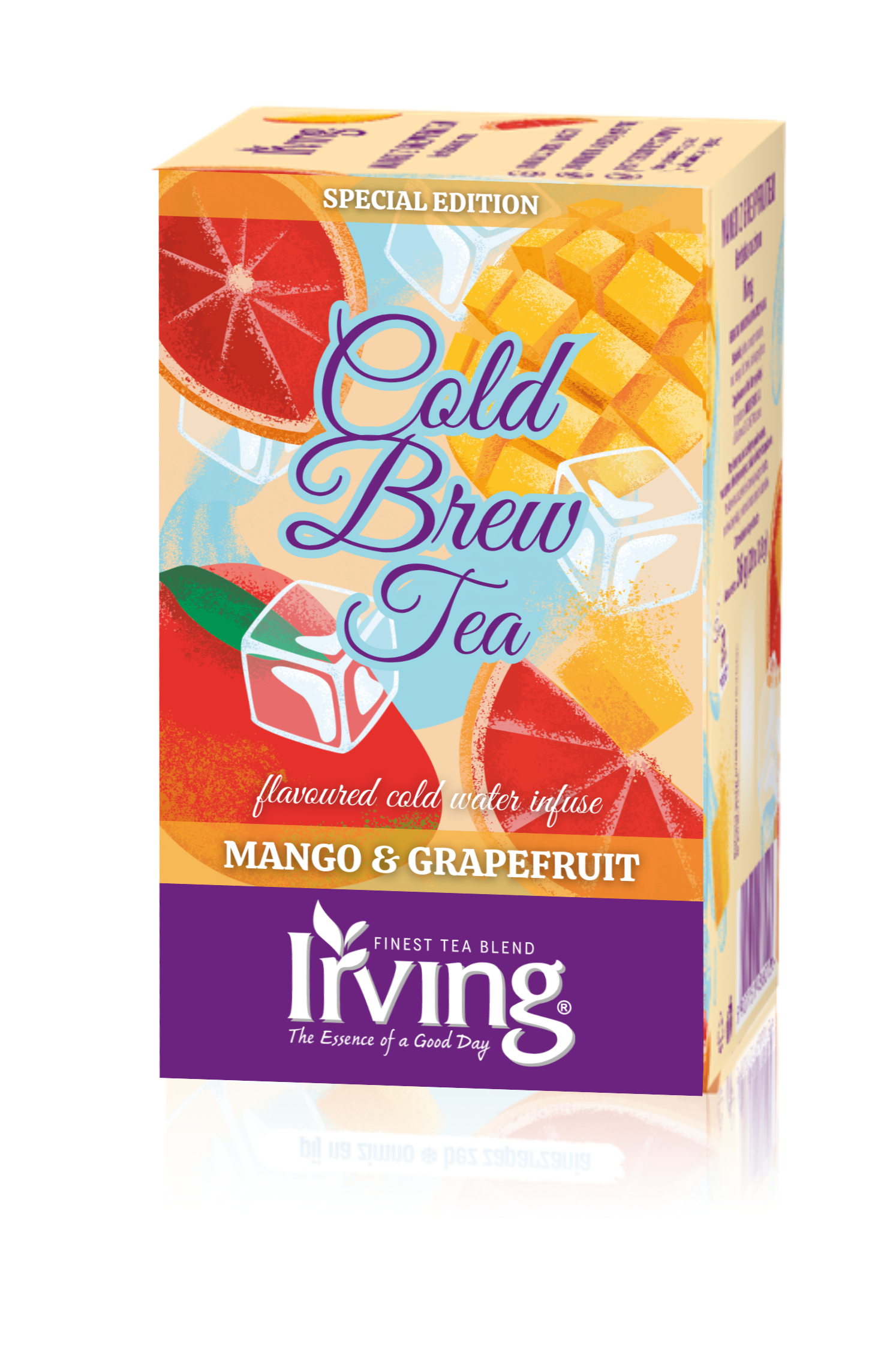 IRVING Cold Brew Tea Herbata owocowa mango i grejpfrut 20 torebek (saszetki)