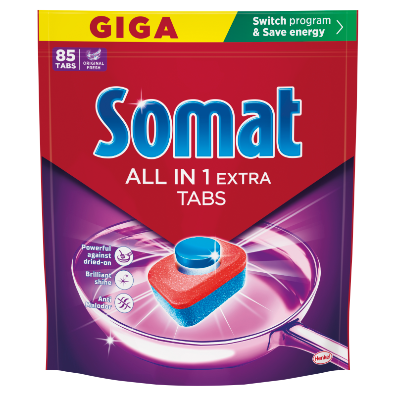 SOMAT All in 1 EXTRA Tabletki do zmywarki 85 szt.
