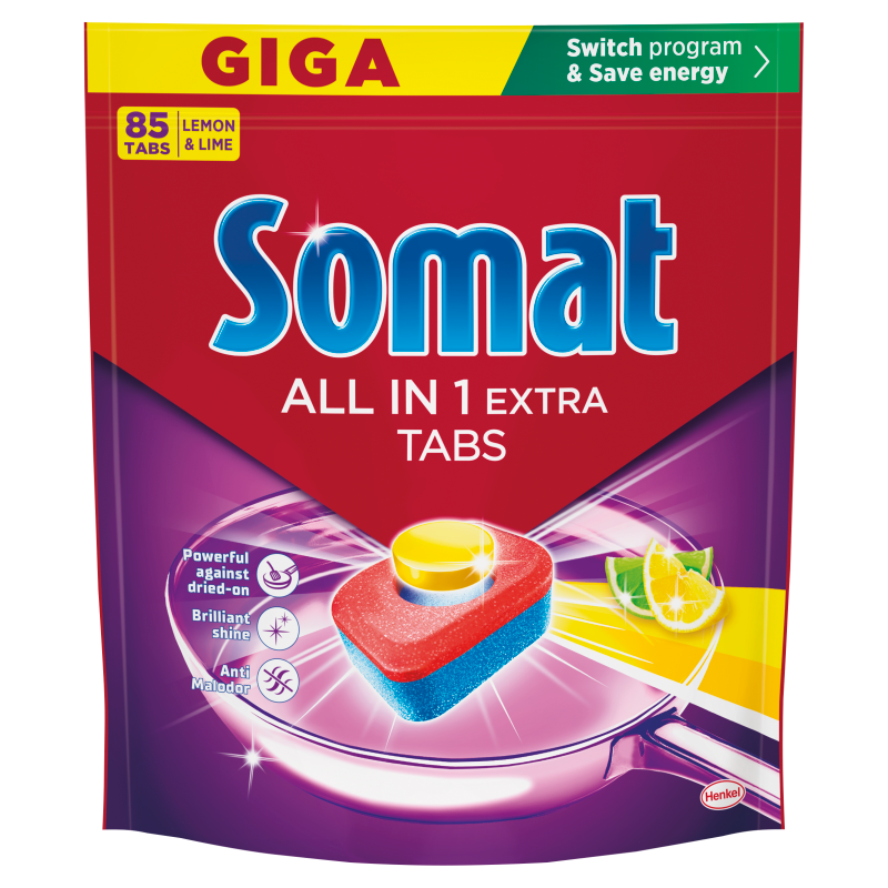 SOMAT All in 1 EXTRA Tabletki do zmywarki 85 szt.