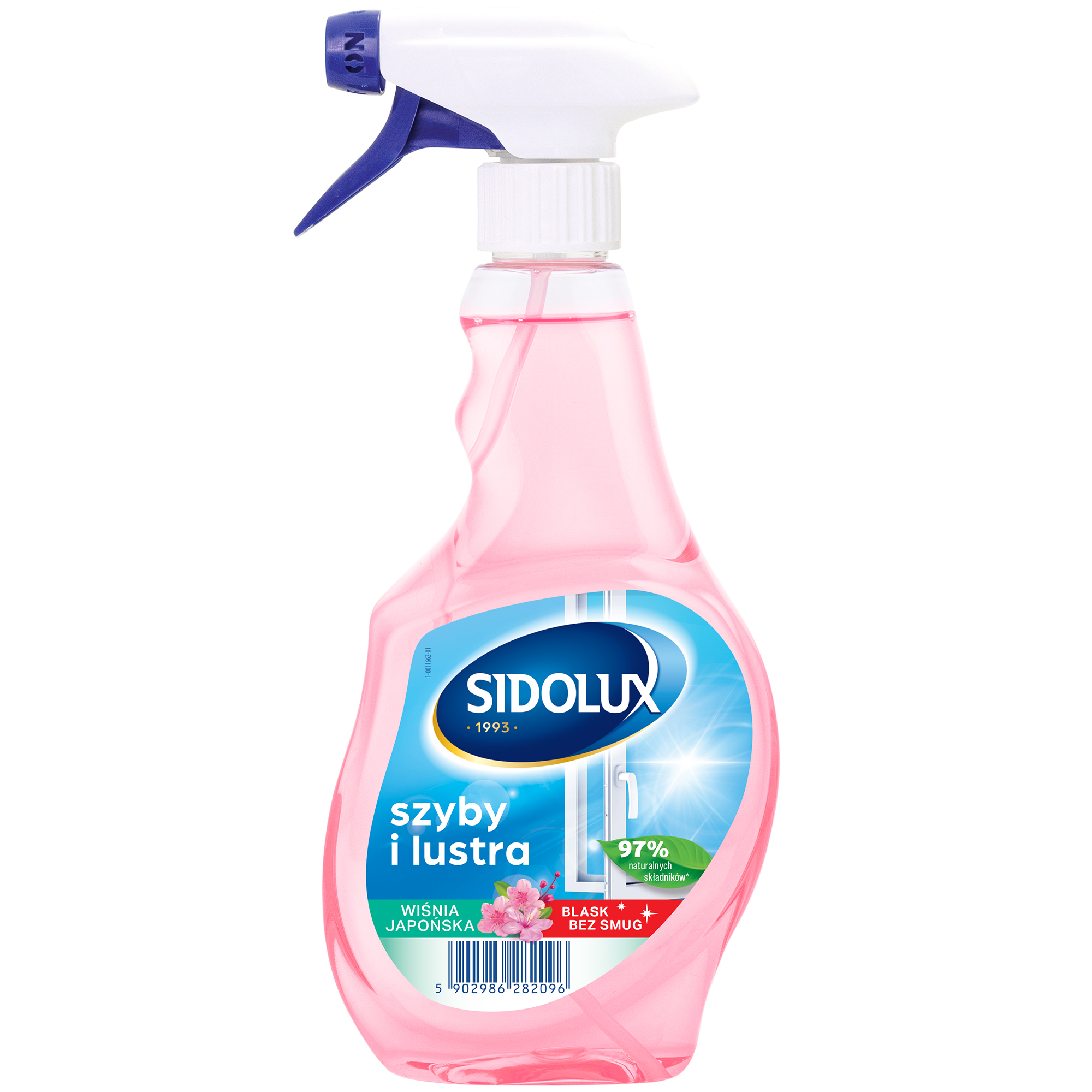 SIDOLUX Crystal Płyn do mycia szyb i luster - kwiat japońskiej wiśni frisco.pl