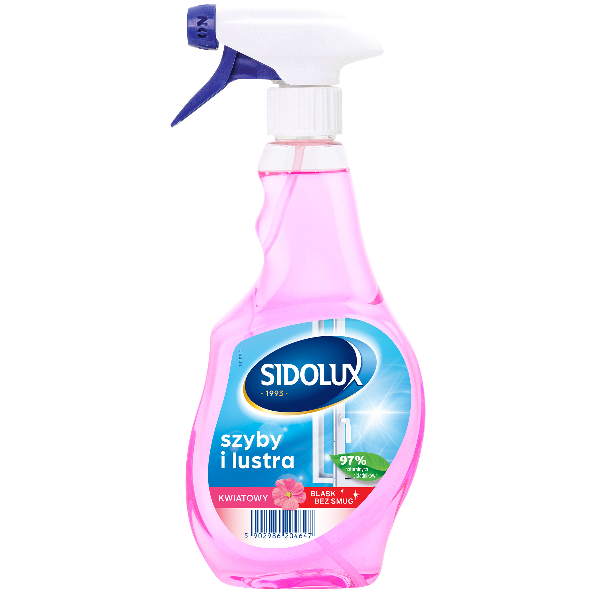 SIDOLUX Crystal Płyn do mycia szyb i luster - kwiatowy