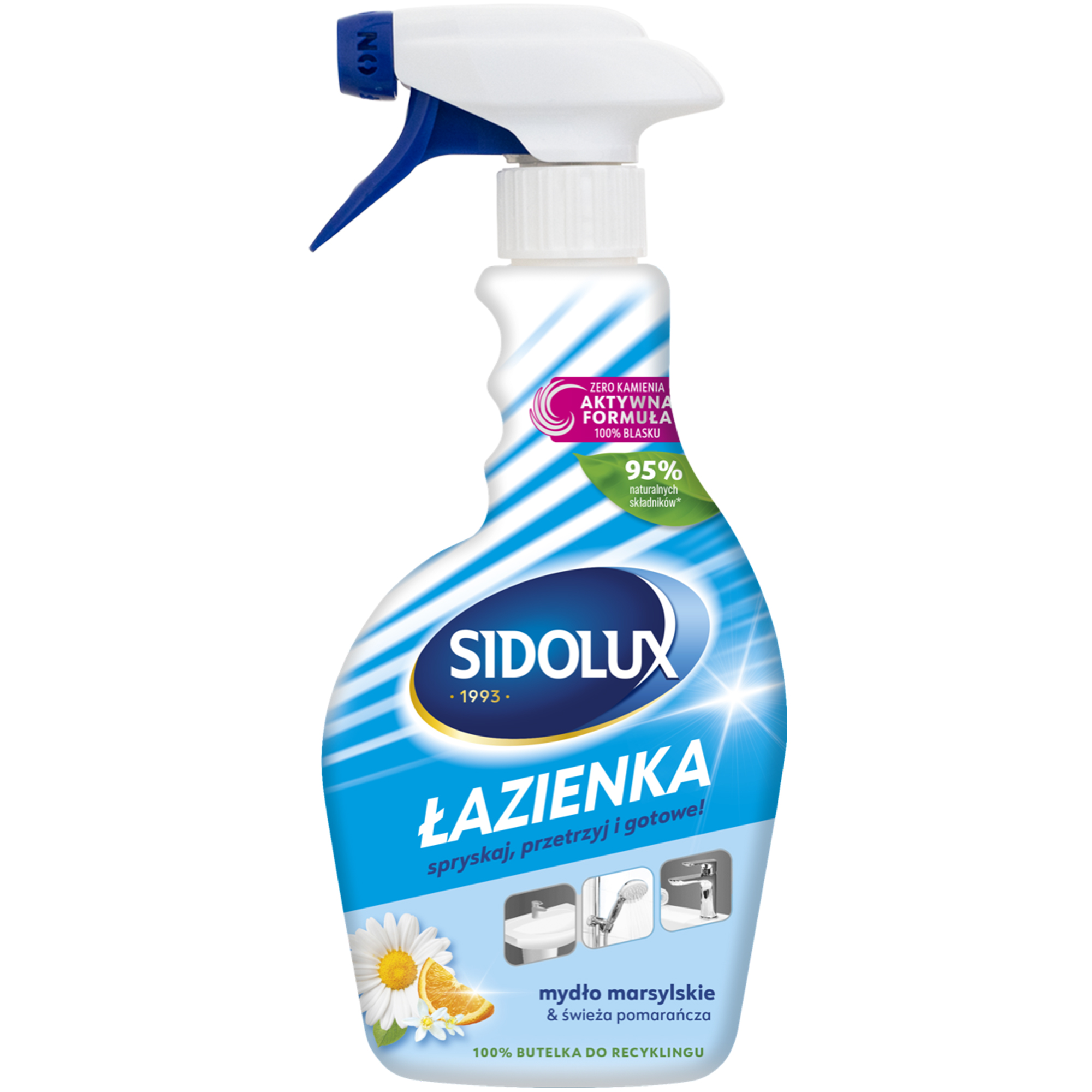 SIDOLUX Płyn do mycia łazienki- Mydło marsylskie & Świeża pomarańcza