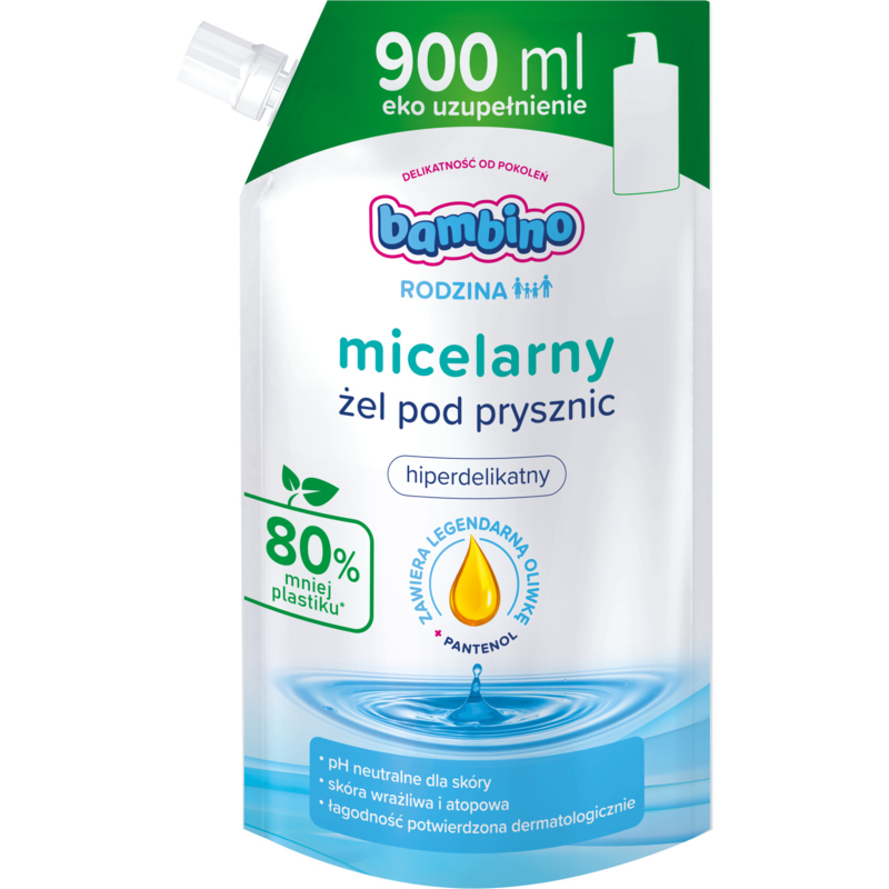 BAMBINO RODZINA Eko-uzupełnienie micelarny żel pod prysznic