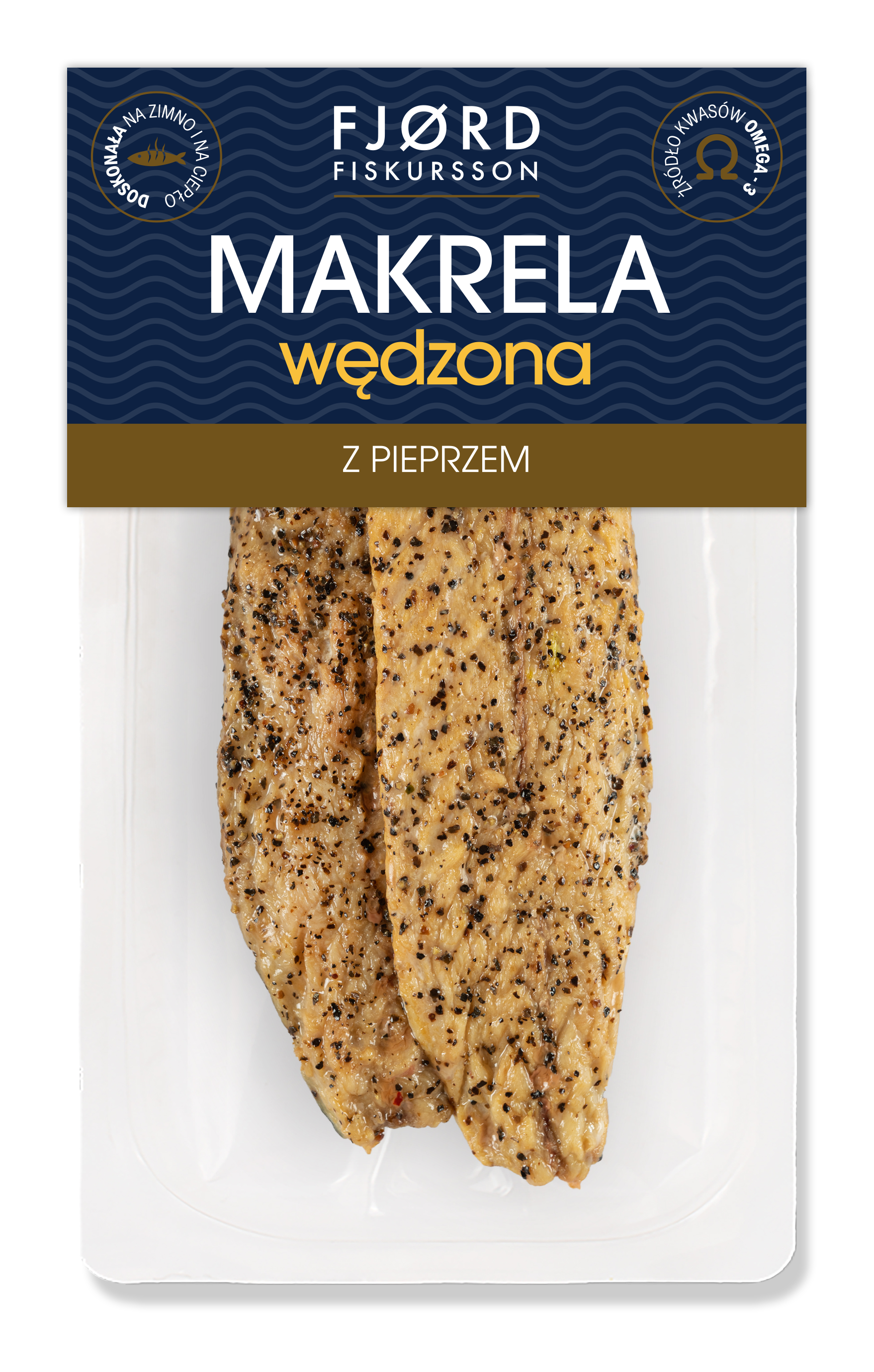 FJORD FISKURSSON Makrela wędzona filety z pieprzem (120g-180g)