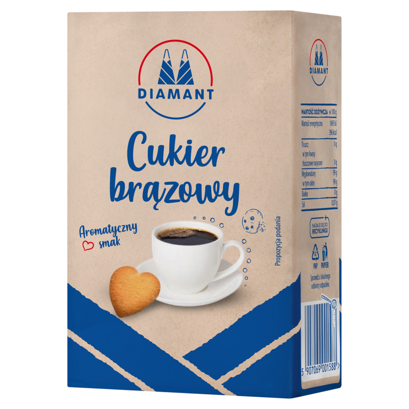 DIAMANT Cukier brązowy z dodatkiem cukru palonego frisco.pl