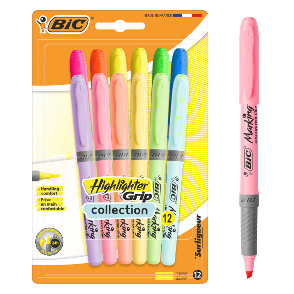 BIC Zakreślacz blister 12 szt.