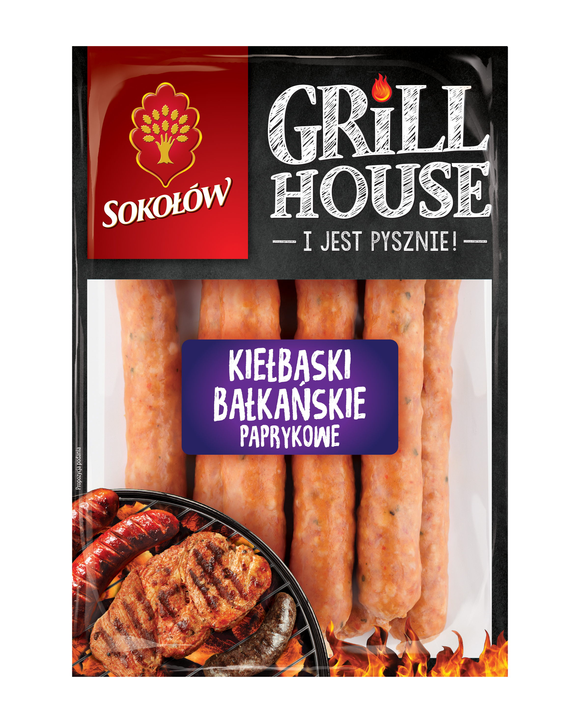SOKOŁÓW Kiełbaski bałkańskie paprykowe