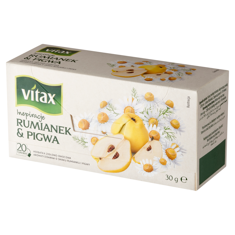 VITAX Herbatka Inspiracje Rumianek & Pigwa 20 sztuk torebek