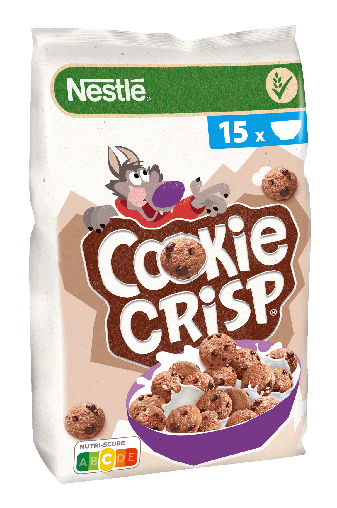 NESTLE Zbożowe płatki COOKIE CRISP o smaku czekoladowym frisco.pl