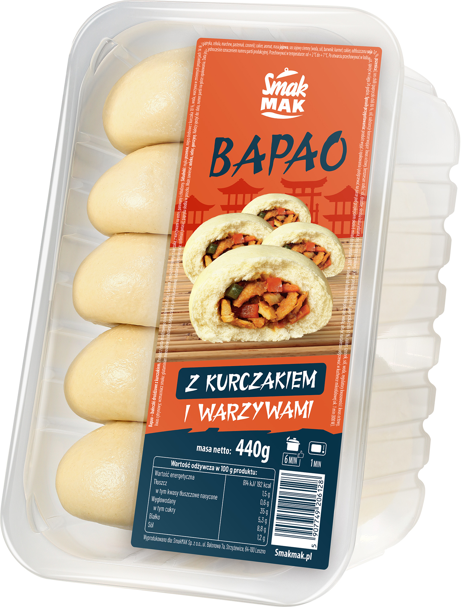 SMAKMAK Bapao z kurczakiem