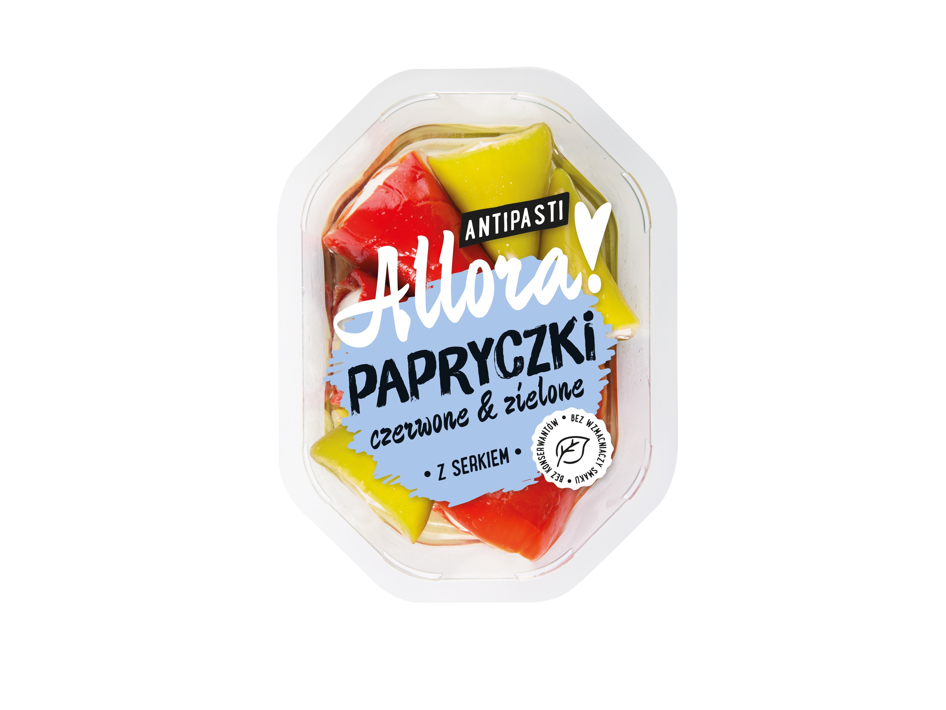ALLORA Mix Papryki czerwonej i zielonej z serkiem