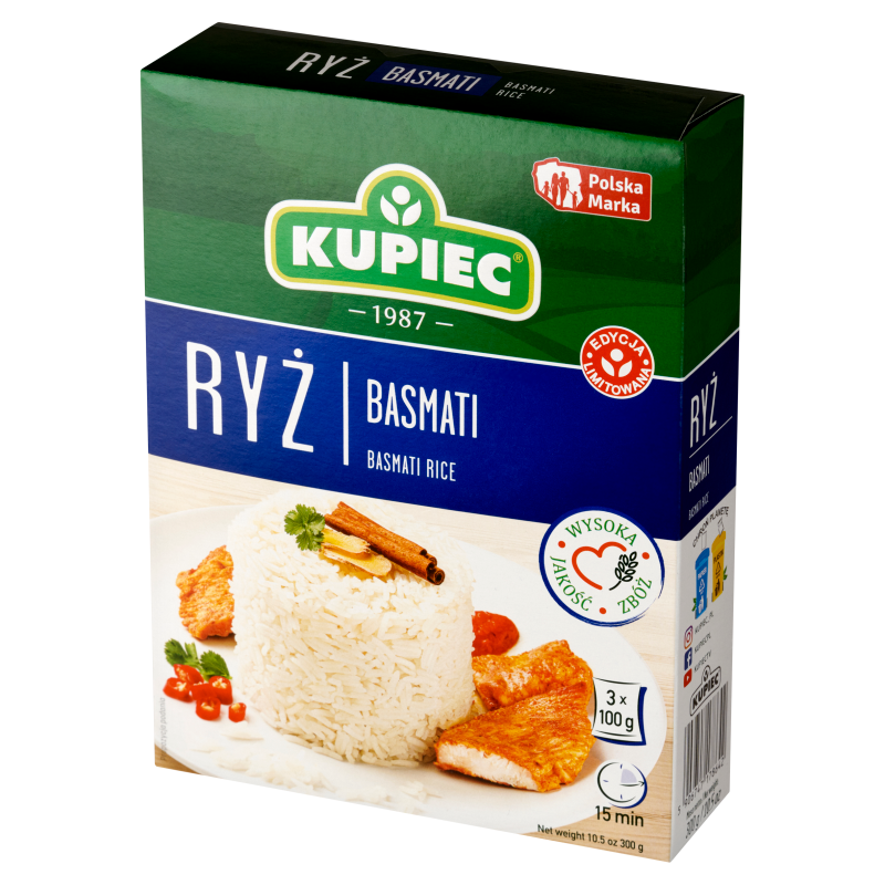 KUPIEC Ryż Basmati (3x100g)