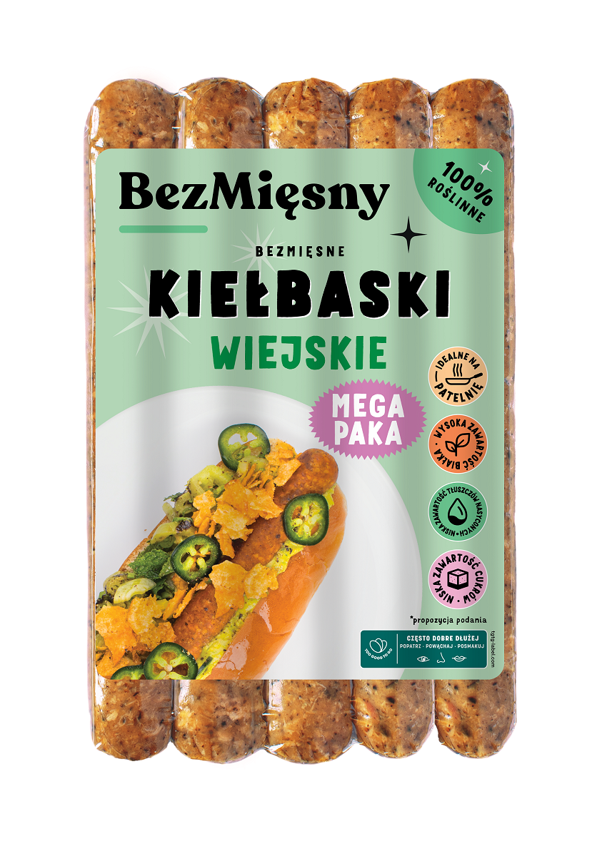 BEZMIĘSNY Bezmięsne kiełbaski wiejskie