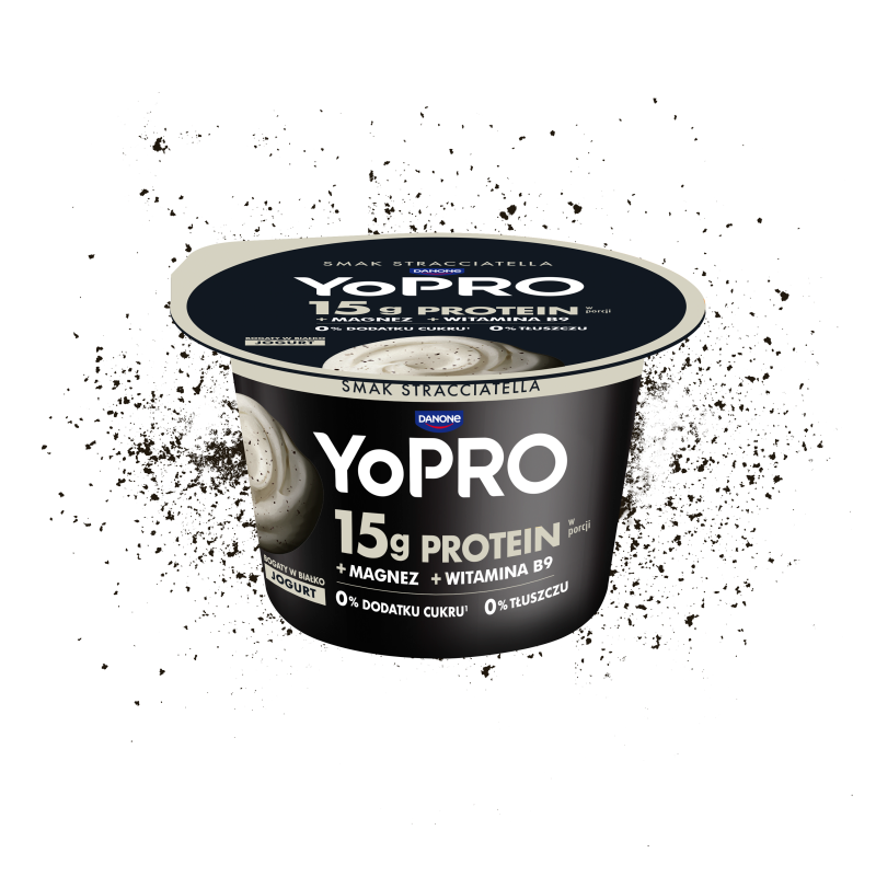 DANONE YoPro Jogurt o smaku stracciatella