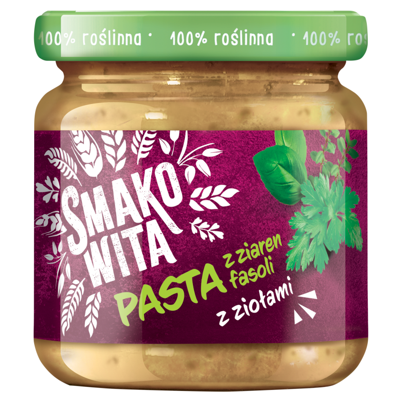 SMAKOWITA Pasta z ziaren fasoli z ziołami