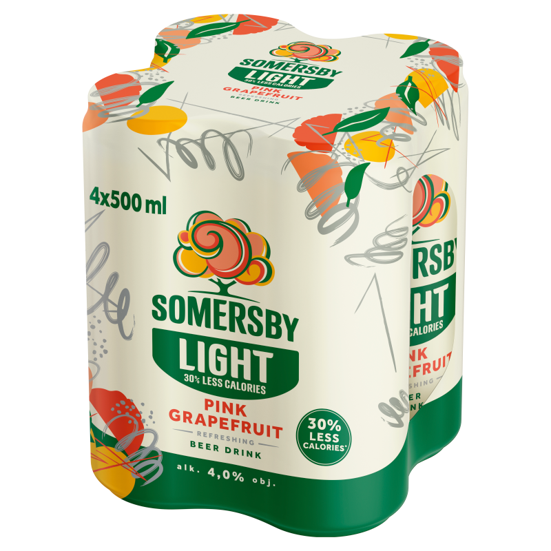 SOMERSBY Pink Grepfruit Piwo 4x500ml (puszka)