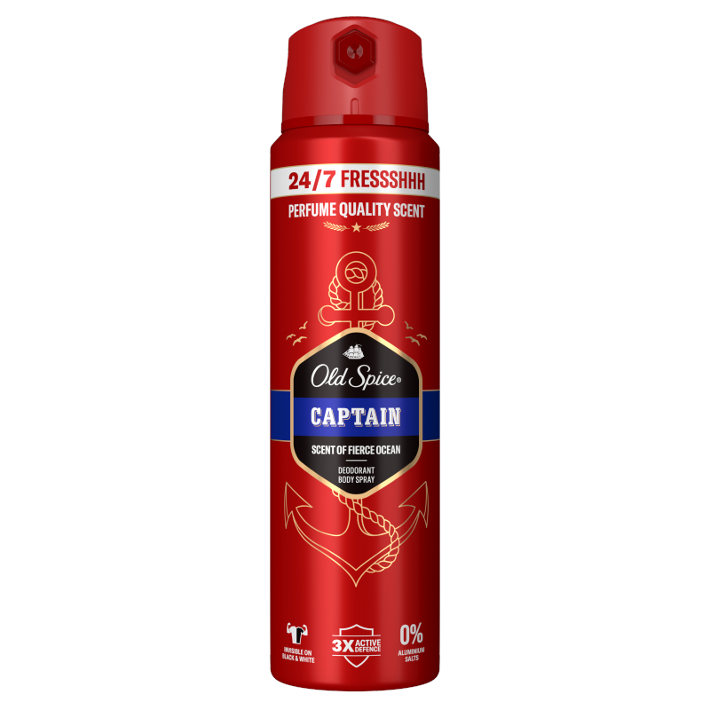 OLD SPICE Captain Dezodorant W Sprayu Dla Mężczyzn