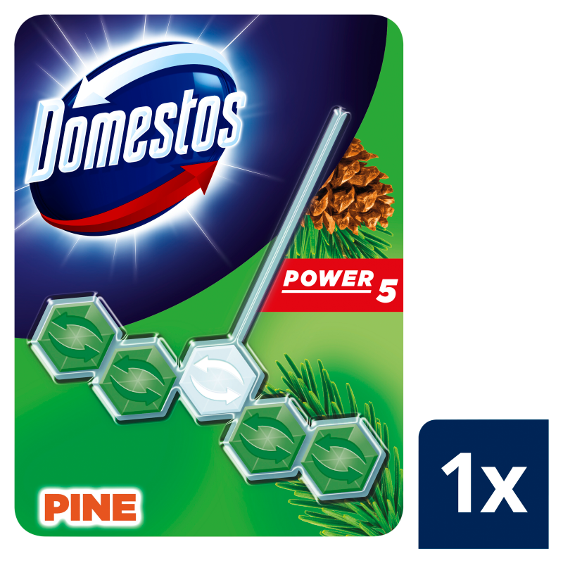 DOMESTOS Power 5 Kostka toaletowa Pine frisco.pl