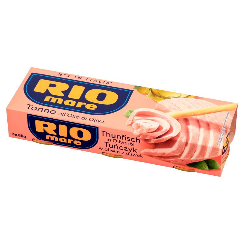 RIO MARE Tuńczyk w oliwie z oliwek 3x80 g
