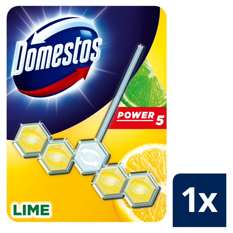 DOMESTOS Power 5 Kostka toaletowa Lime frisco.pl