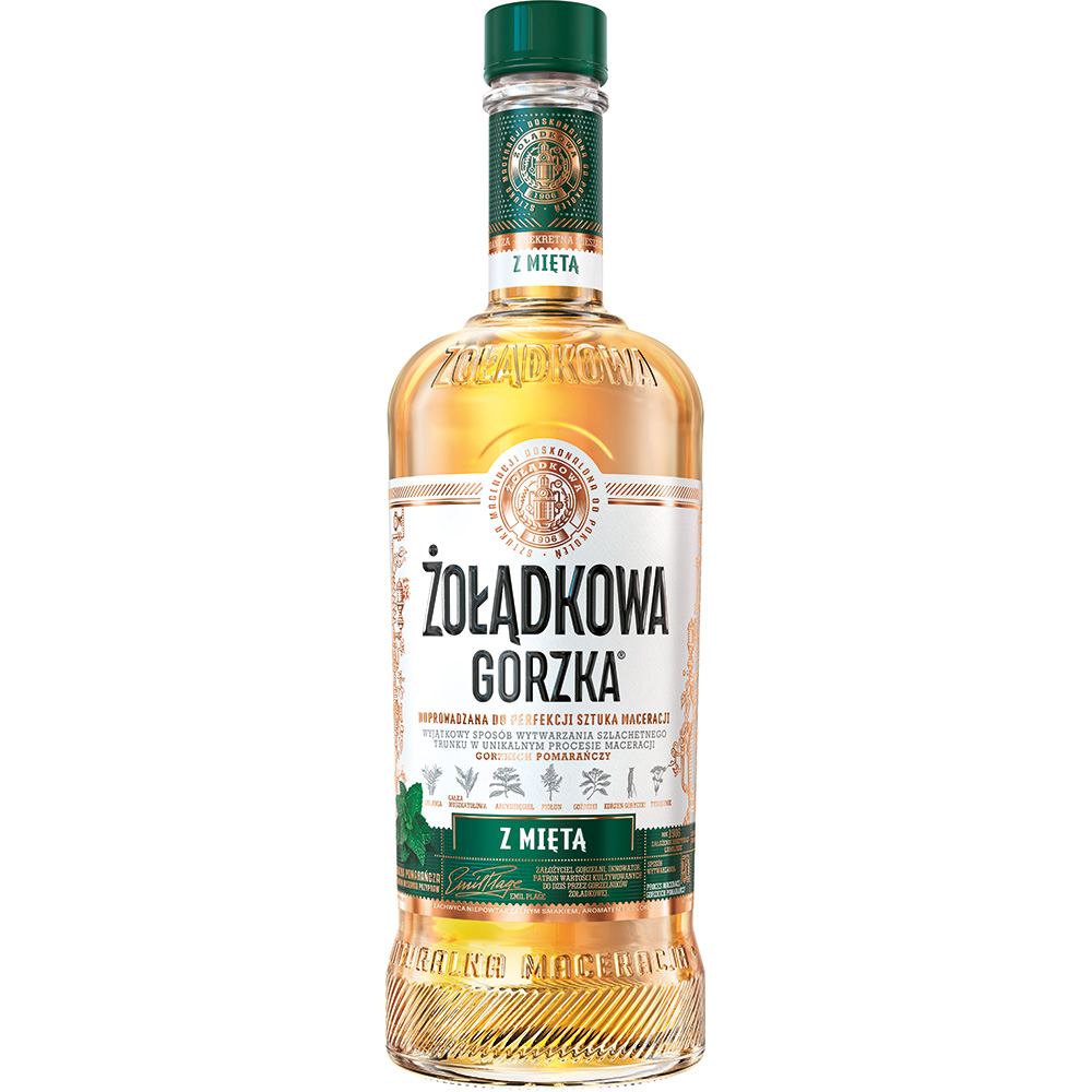 ŻOŁĄDKOWA GORZKA Z Miętą Wódka