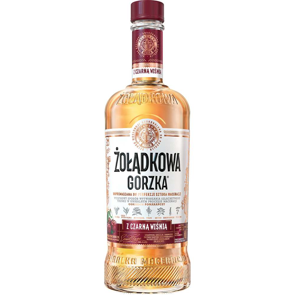 ŻOŁĄDKOWA GORZKA Czarna Wiśnia Wódka