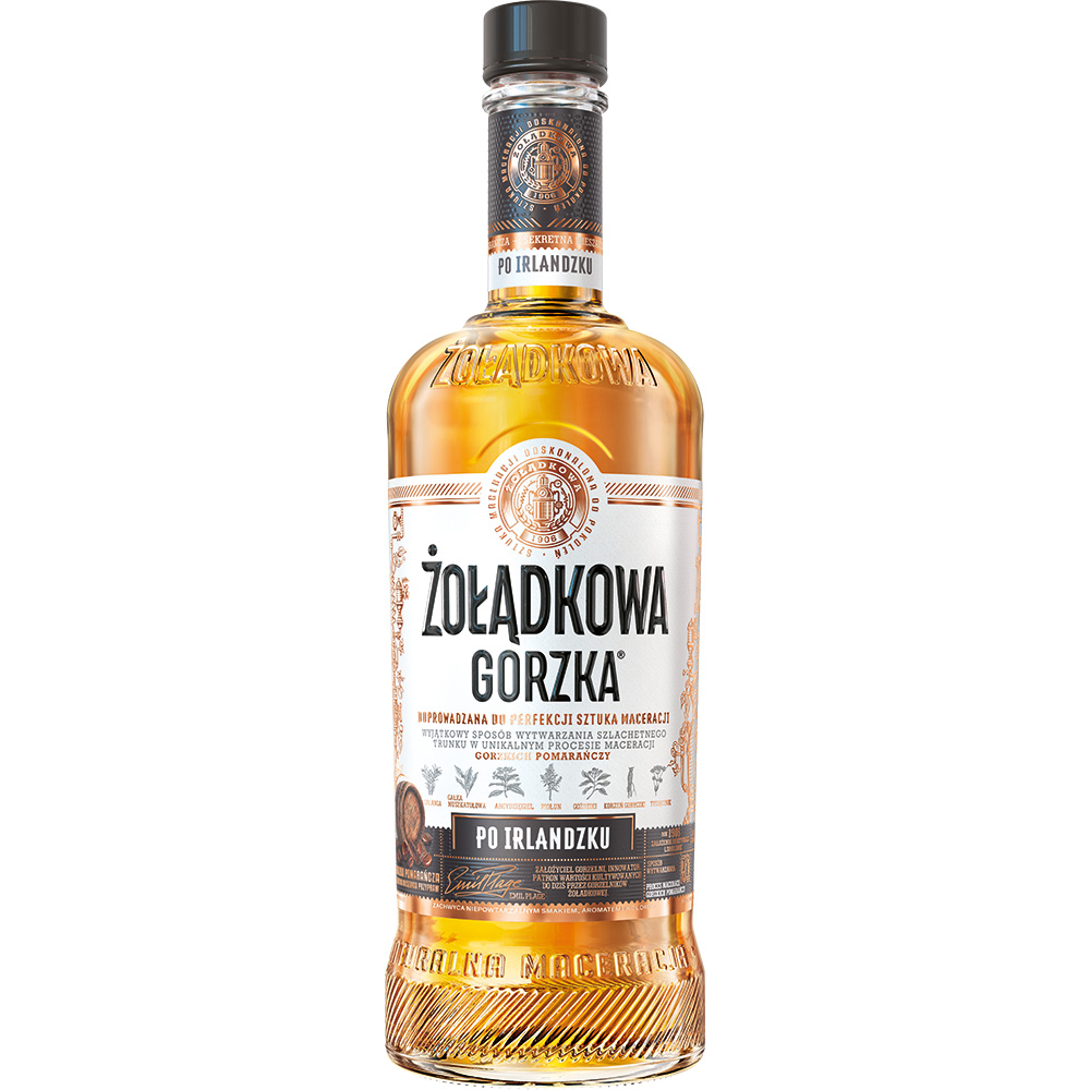 ŻOŁĄDKOWA GORZKA Po Irlandzku Whiskey & Kawa Wódka