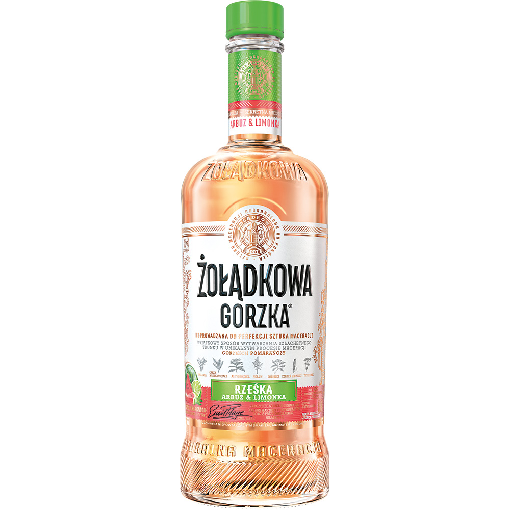 ŻOŁĄDKOWA GORZKA Rześka Arbuz&Limonka Wódka