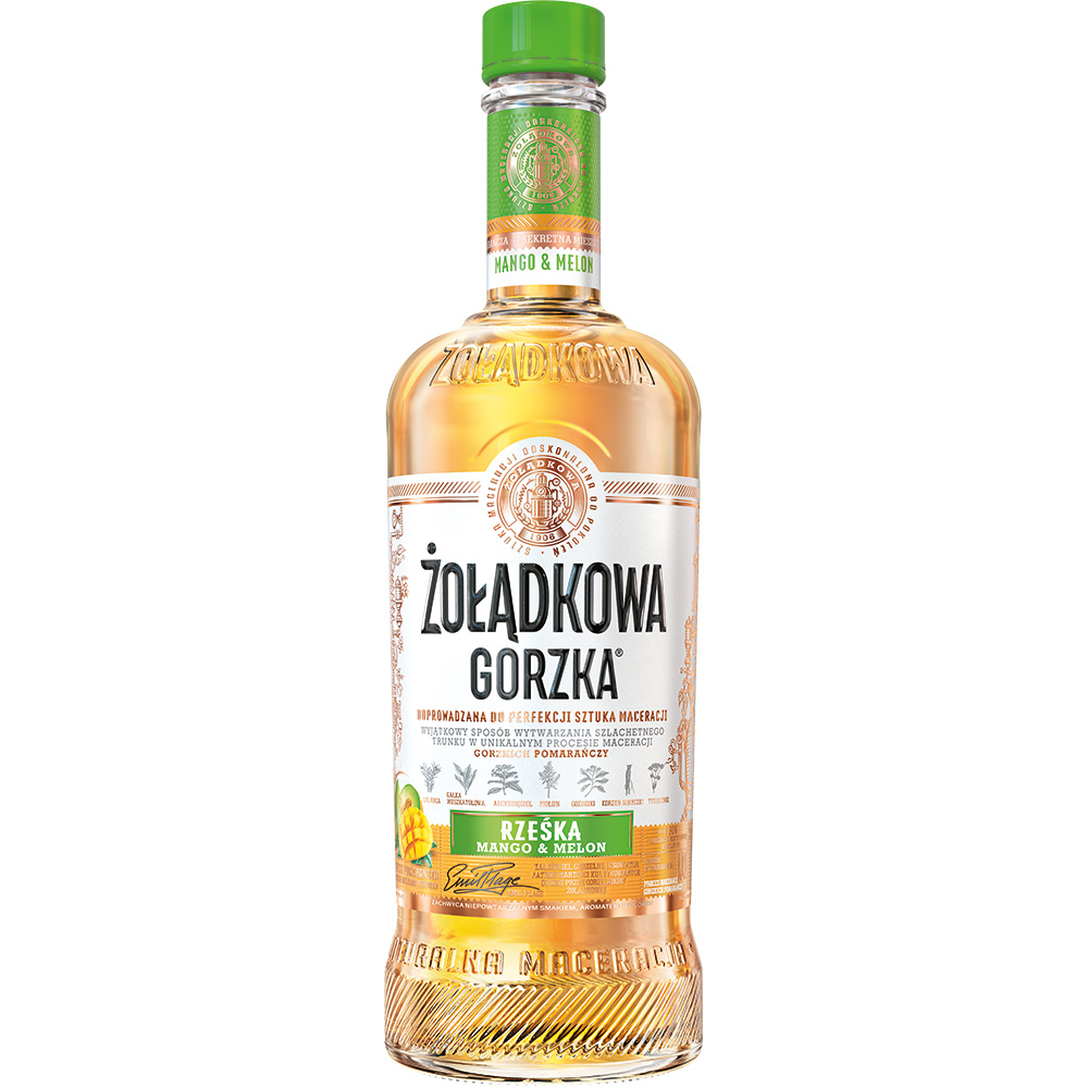 ŻOŁĄDKOWA GORZKA Rześka Mango&Melon Wódka