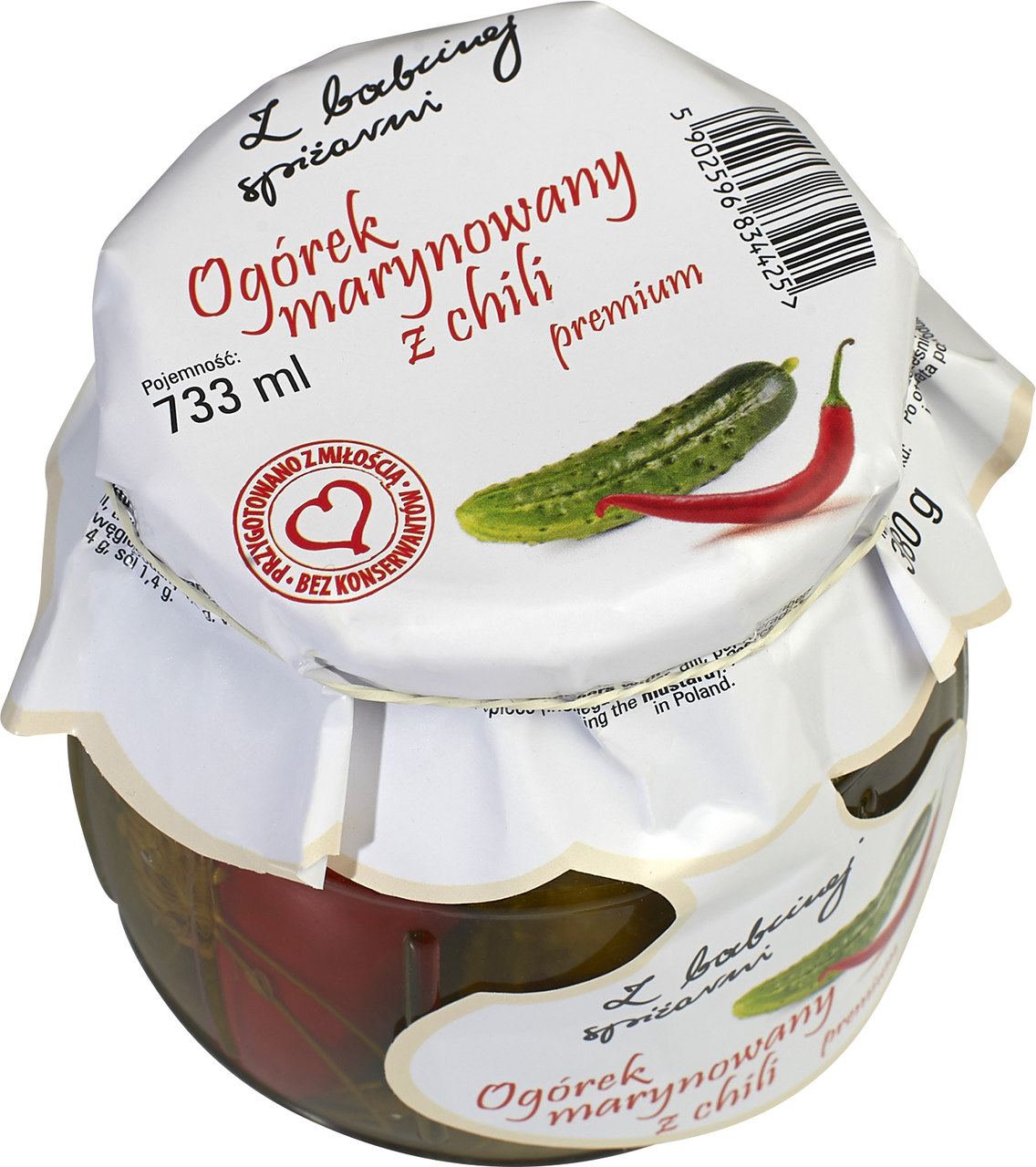 Z BABCINEJ SPIŻARNI Ogórek marnowany z chili