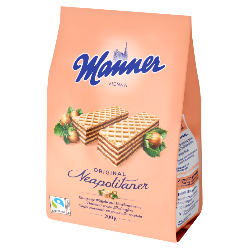 MANNER Wafle z orzechami laskowymi