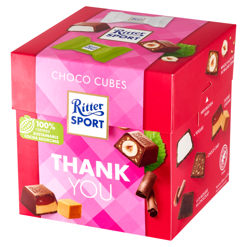 RITTER SPORT Czekoladki Schokowurfel Thank you
