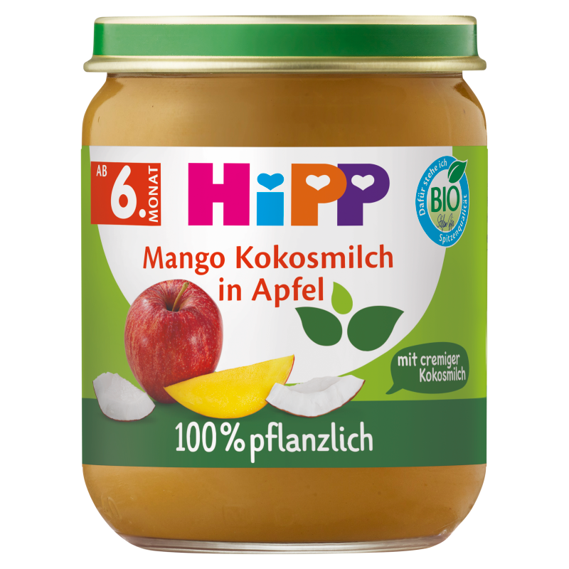 HIPP Jabłka z mango i kremowym kokosem po 5 miesiącu BIO