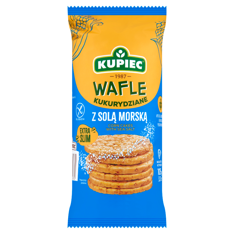 KUPIEC Wafle kukurydziane z solą morską frisco.pl