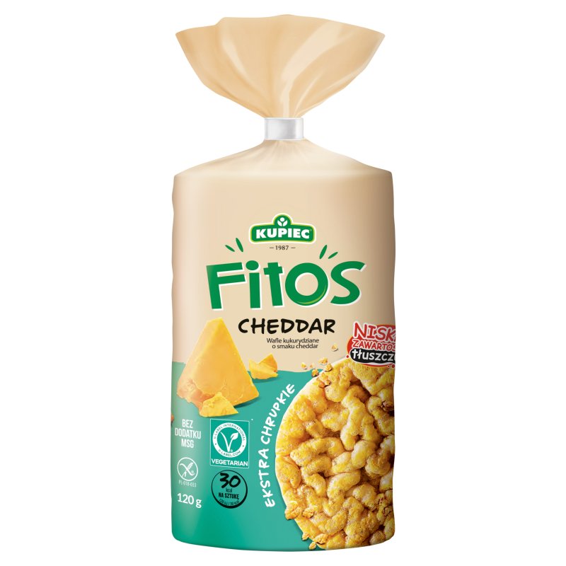 KUPIEC Wafle kukurydziane Cheddar