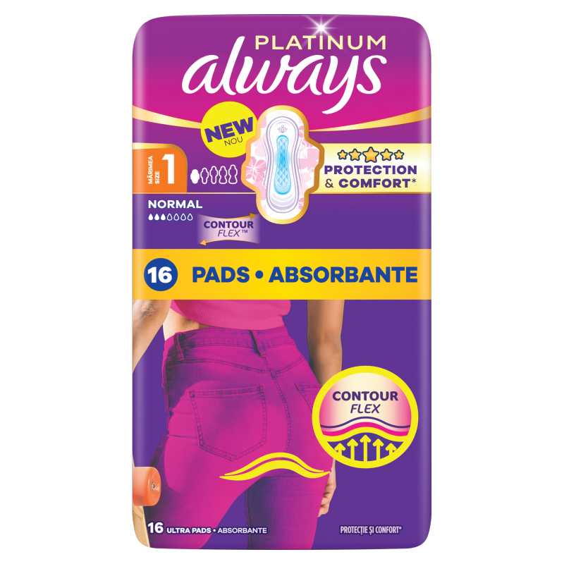 ALWAYS PLATINUM Ultra Normal Plus Podpaski ze skrzydełkami x 16 frisco.pl