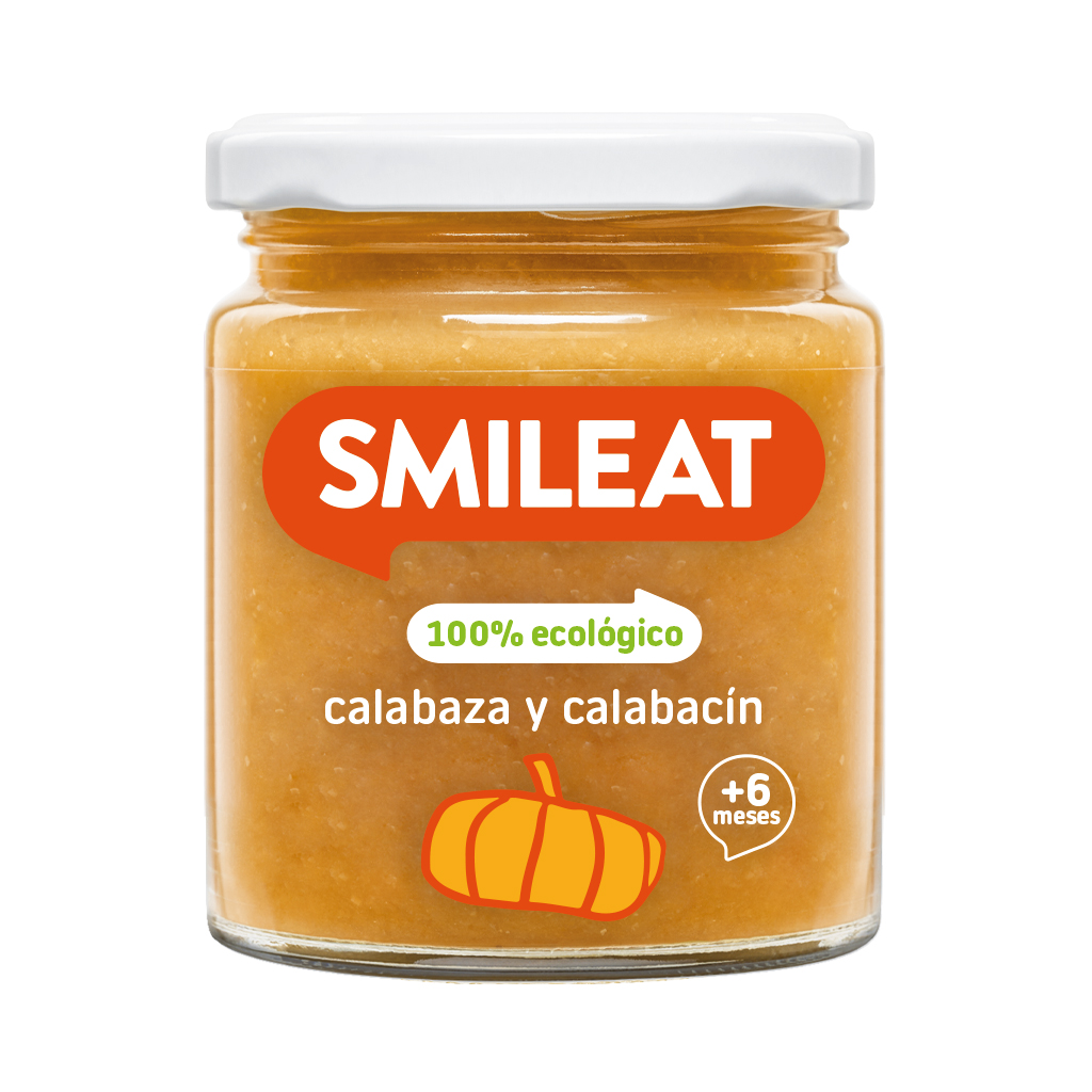SMILE Słoiczek z ekologiczną dynią i cukinią po 6 miesiącu BIO