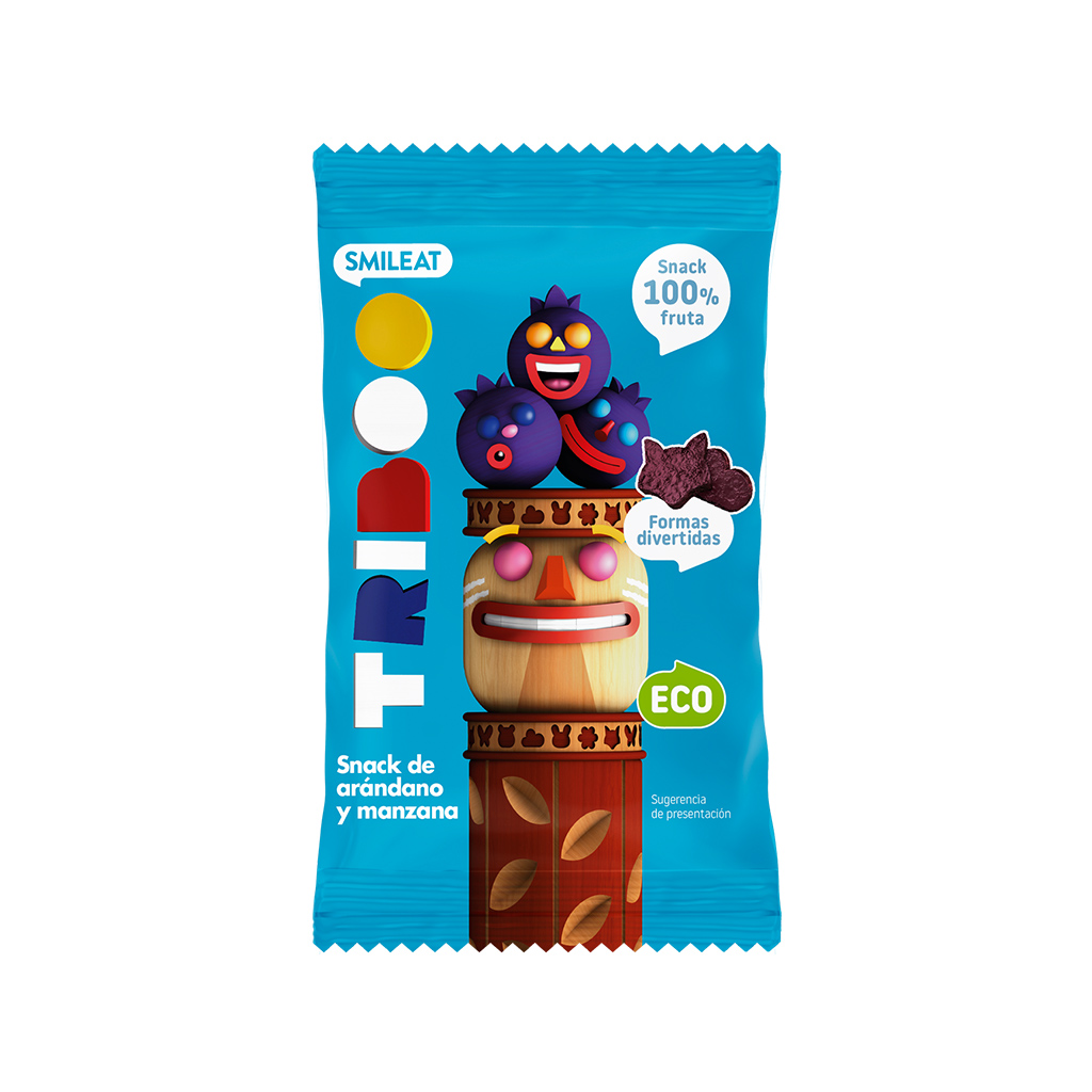 SMILEAT Owocowa przekąska Jabłko i Jagoda BIO