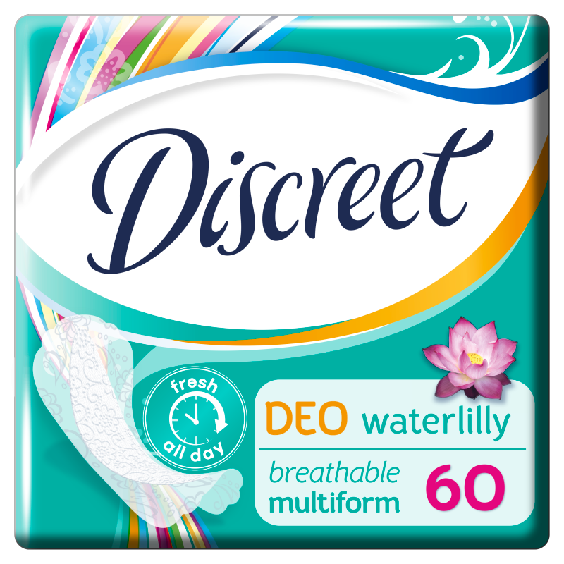 DISCREET Waterlily Wkładki higieniczne 60 szt. frisco.pl